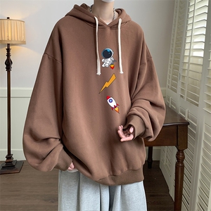 连帽卫衣男大码运动服帽衫外套WY2165-P35 加绒款-P40图片