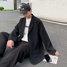 西服男秋季潮流韩版西装学生休闲ins港风宽松衣服外套W1211-P50，男装夹克，星座512-2