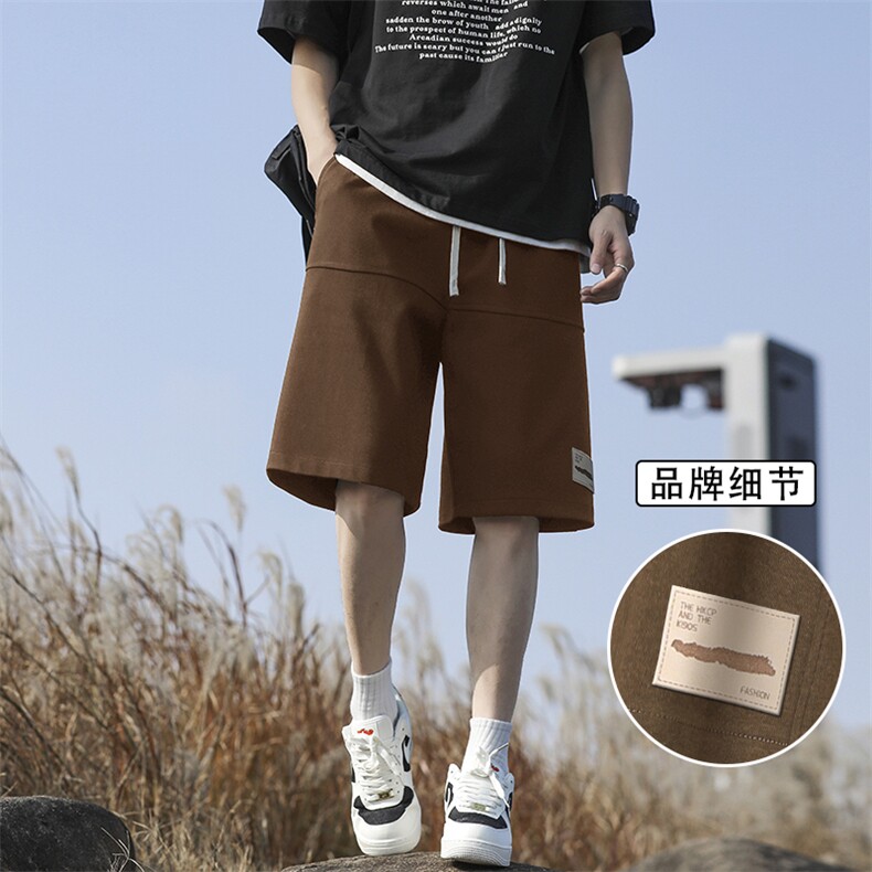 夏季薄款休闲运动服痞帅短裤美式高街潮牌直筒XD1721特批29图片