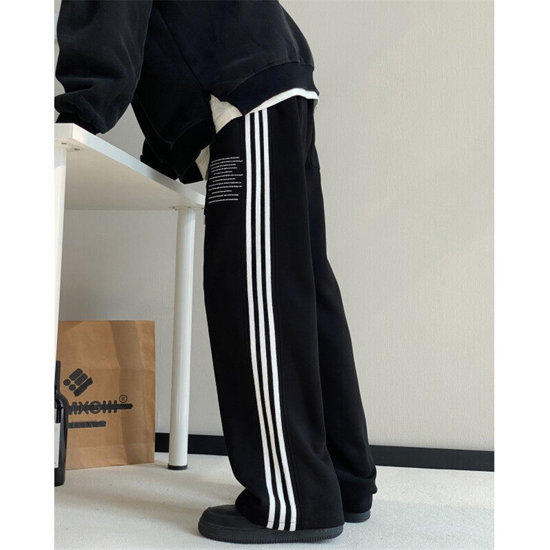 抖音品质秋季新款美式潮流字母印花宽松卫裤B315-K841-特p40控78，男装休闲裤，电商B315