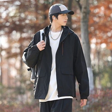 W448-P42夏季连帽长袖防晒服登山衣，男装夹克，星座911-1