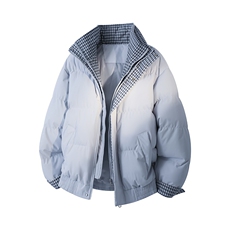 冬季新品得物美式潮流高品质格子加绒加厚棉衣外套棉服MY5566-P88，男装棉衣，星座610B-1