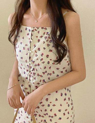 吊带碎花连衣裙，女装背心吊带，Comfort Zone 舒适区