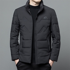 CAH2811钱塘2020-冬季厚款立领中年男士时尚休闲百搭羽绒服P195，男装羽绒服，钱塘207-2
