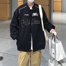 EQ92飞行服工装外套男毛巾绣夜光条潮流夹克2024新款春装P113，男装夹克，电商C306-1