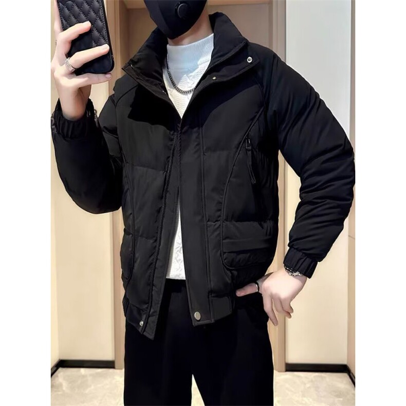 1506-1/GD1380/P82加厚棉服男女美式复古高级短款情侣外套,男装棉衣,星座1506A