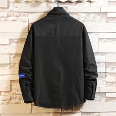 CS15062-P38加绒款-P48长袖衬衫男士大码宽松衬衣男寸衫砖墙，男装衬衫，电商A040A