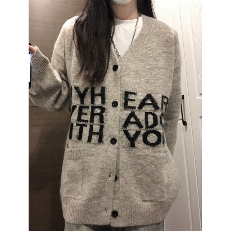 【有货】MY452LL-特P58秋冬高级感慵懒风开衫毛衣男美式针织外套,男装针织衫/毛衣,星座1007（原301D）