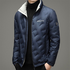 DZ99666钱塘2020-3冬季厚款时尚休闲简约中年男士羽绒服P152，男装羽绒服，钱塘207-3