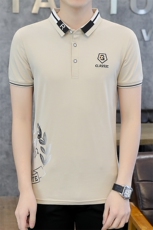 2023青年时尚男士短袖t恤翻领夏季新款韩版上衣男百搭polo衫T5805，男装Polo衫，星座1402-1