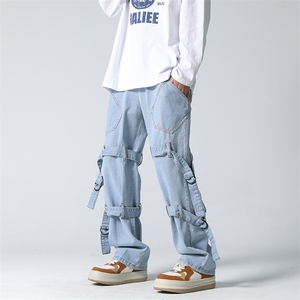 现货直播品质春款 飘带拖地牛仔裤B342-NK730-P60控 78图片