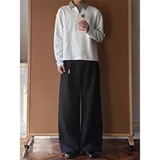 【网图慎用】千鸟格假两件polo衫长袖T恤秋季老钱风卫衣TX220-P28，男装卫衣，电商C213(原B265)