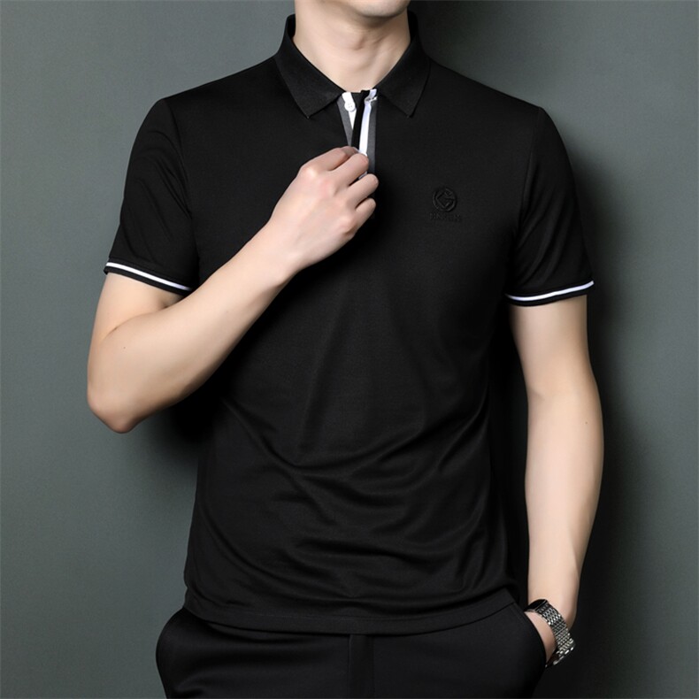 SQY9815男式2023年夏季新款T恤男短袖商务时尚休闲POLO衫男装P55,男装T恤,电商B360