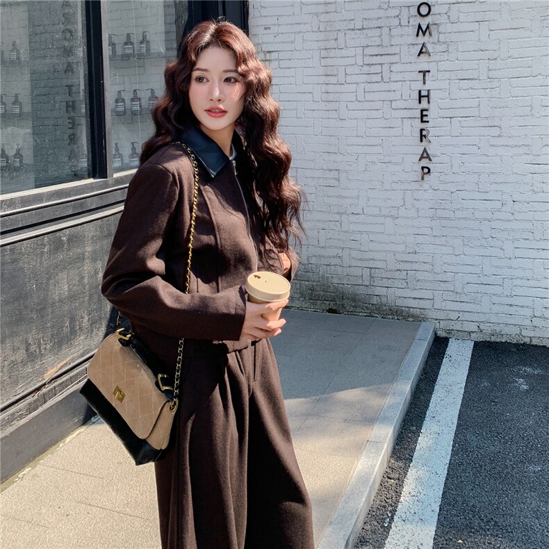 冬装新款毛呢套装2C092-98762-P195-K278图片