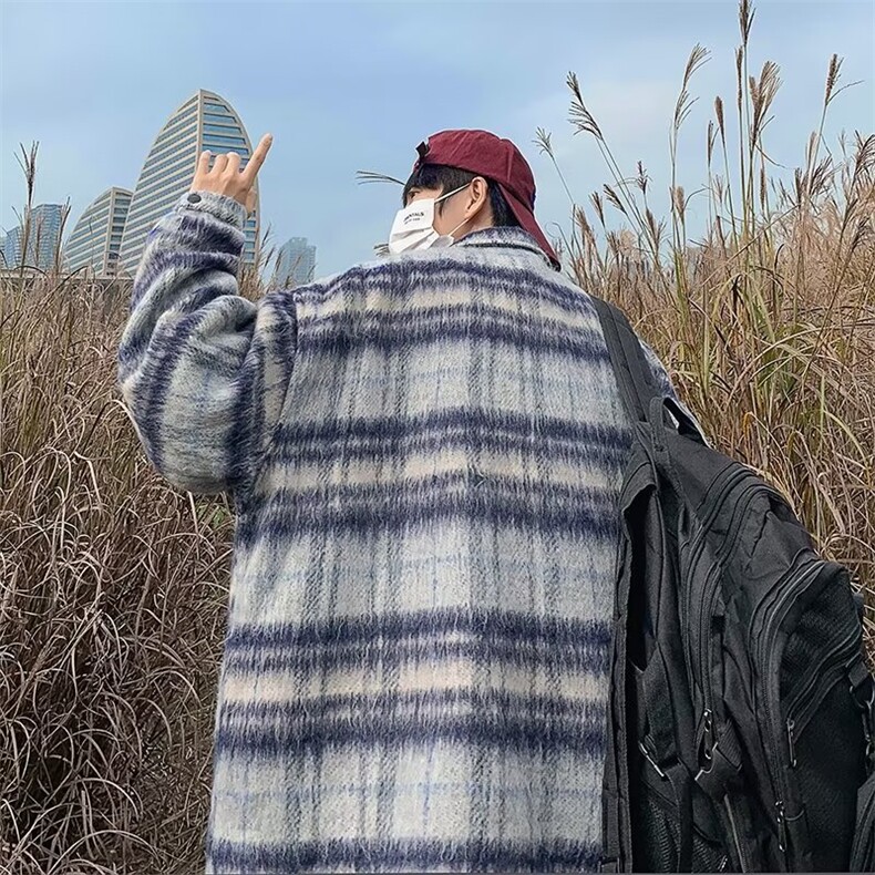 原宿青春流行日常长袖夹克标准翻领单排扣F56P68,男装夹克,星座1116-2