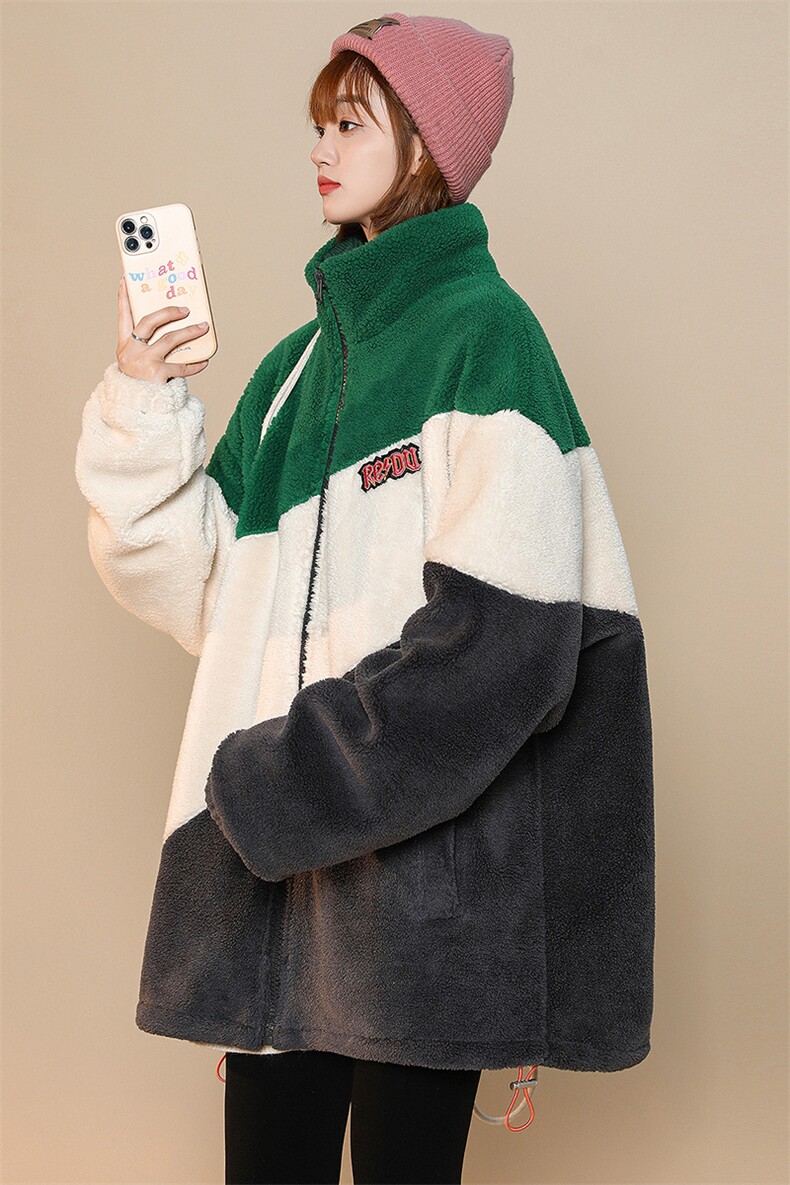 冬款中性风潮加厚时尚棉衣羊羔绒立领外套男士8118-P115控价158,男装棉衣,电商A441-1