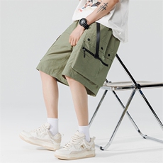 夏季重磅工装冰凉速干五分短裤潮流工装裤A436-5260-P5078，男装牛仔裤，电商A436