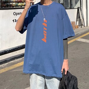 DX17006-P20 纯短袖t恤男大码半袖打底衫宽松体恤衫 港风图片