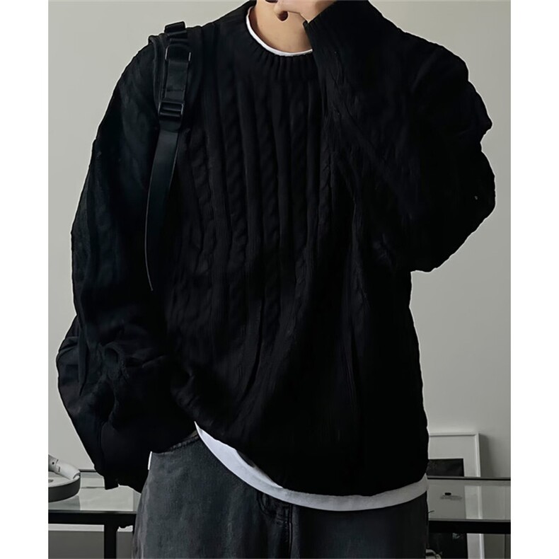 慵懒百搭时尚长袖毛衣流行新款简约气质ins文艺原宿日系MV20，男装针织衫/毛衣，星座1116A（原606A-3）