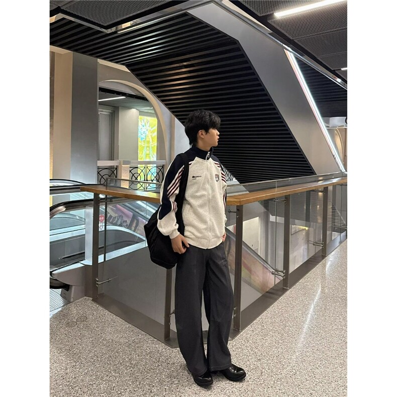 流行日系新款ins华棉复合贝贝绒卫衣潮流时尚原宿简约文艺气质,男装卫衣,星座516A