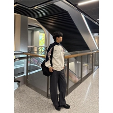 流行日系新款ins华棉复合贝贝绒卫衣潮流时尚原宿简约文艺气质，男装卫衣，星座516A