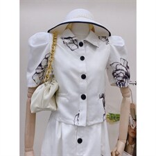 【现货】好看的一款套装，印花图案高级感极强，女装职业装，CHERRY·印