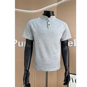 网图-夏季高街痞帅POLO衫正肩拼接男装短袖T恤大码上衣S430-特28，男装T恤，电商A233-1