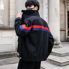 2021春季新款休闲男士夹克简约棒球服工装外套潮男DS316TP80，男装夹克，电商A102