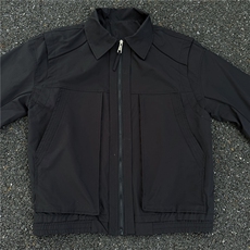 现货！！JK732-尺码M-3XL-P65-秋季结构设计假两件夹克外套，男装夹克，星座1811B