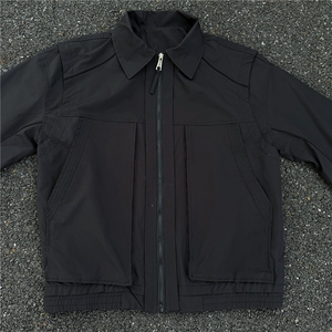 现货！！JK732-尺码M-3XL-P65-秋季结构设计假两件夹克外套图片