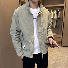 主推数据款夹克男休闲时尚潮流立领上衣外套A329-FL2313-P90，男装夹克，电商A329