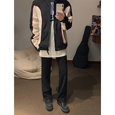 B221美式ins高街暗黑痞帅型男机车服外套上衣SY2306-P90控118，男装夹克，电商B221