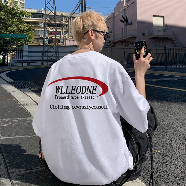 量大优供视频220克美式短袖t恤T3108得物直播有280克品质,男装T恤,电商A486