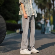 美式牛仔裤男款2024新款夏季薄款潮牌宽松直筒裤子男士休闲裤，男装牛仔裤，星座218-1（原230）