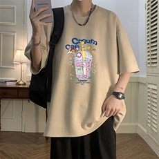 麂皮绒短袖t恤男大码半袖男酒店风JD82332-P25，男装T恤，电商A040