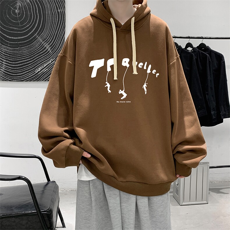 连帽卫衣男大码胖子帽衫大号运动服WY2449-P35,男装卫衣,电商A040