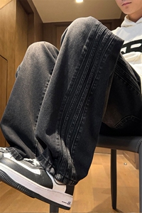 供抖音 7个高点击牛仔裤男宽松阔腿裤416B-1-NH761-P55限78图片