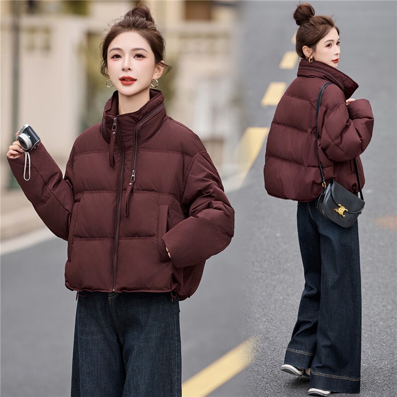 2025年冬季保暖90白鸭绒,女装羽绒服,艾尚靓装
