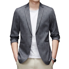 DJ2295钱塘2020-3新款时尚休闲简约秋冬季中年男士西服外套P147，男装西服，钱塘207-3