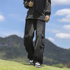 C315-G3063现货数据工装高质量牛仔裤(P65X89)外景5，男装牛仔裤，电商C315