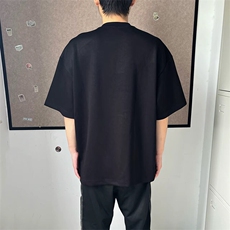 抖音得物品质二开240克宽松纯棉美式高街痞帅潮牌金属装饰短袖T恤，男装T恤，电商A486
