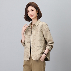 妈妈时尚短外套2025春秋新款中老年女装大码休闲减龄早秋夹克上衣，女装短外套，涵誉
