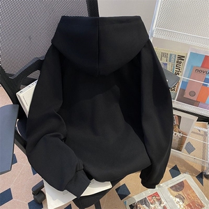 万针刺绣结构设计重磅秋冬全棉高品质美式高街连帽卫衣外套 Y7716图片