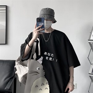 HT73150-P22 华夫格t恤男短袖男大码五分袖 大皂风图片