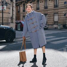 大货已出2020冬季新款牛角扣毛呢外套8605-7092（），女装毛呢外套，浙宝225