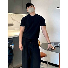 硬汉风冰爽丝肌肤纹男紧身弹力短袖亲肤透气修身型体恤T982，男装T恤，星座1116A（原606A-3）