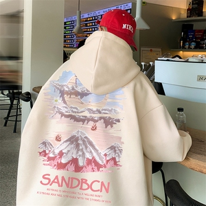直播360克重磅美式潮牌印花卫衣Y132特P35 同步供应华棉品质图片