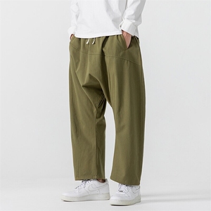 春夏新款 大码日系工装拼接哈伦裤港风男女个性休闲裤潮 K278/P60图片