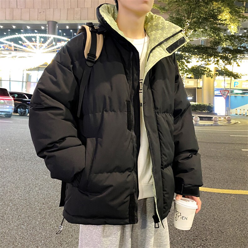 三防料抖音品质现货10W件宽松加绒加厚棉衣外套棉服BM666特P85,男装棉衣,电商A486