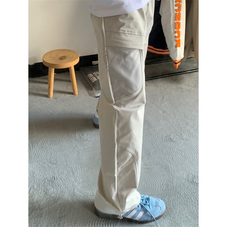 美式机能冲锋裤男网眼透气尼龙速干工装裤户外登山裤KZA599LL-P48，男装工装外套，星座1007（原301D）